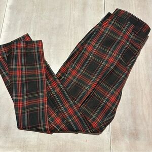 Vintage Haggar Plaid Pants - Red and Black
